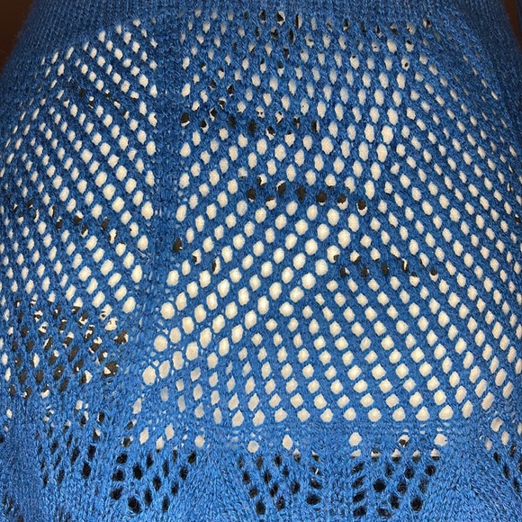 Moda international size S navy blue sweater dress - Picture 6 of 8